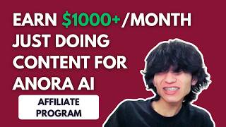 Earn $1000+ in a month just doing content with ANORA