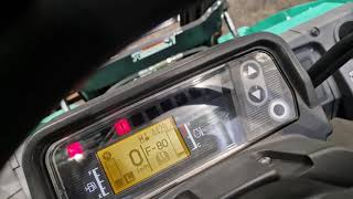 Mitsubishi FG18N - error code F80 Knob position solenoid error