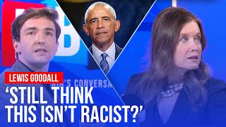 Republican commentator forced to watch Trump's racist video of Obamas as monkeys