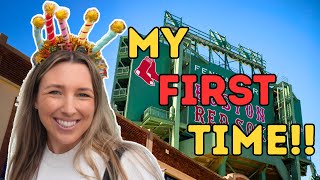 West Coast Baseball Fan Checks Out Fenway Park!⚾️