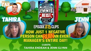 Events Heist Clips - How just 1 negative person can RUIN an event manager's entire day!