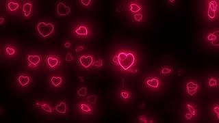 Glowing Loop Hearts: Best Free Background Video Footage