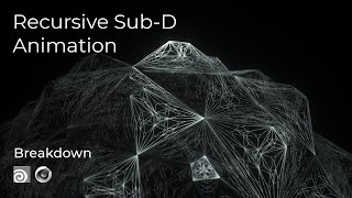 Animated Recursive Subdivisions | Houdini Tutorial. C4d, Octane. Project File