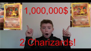 My reaction to Logan Paul pulling 2 CHARIZARDS! 1,000,000$