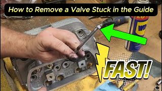 How to remove a VW Valve Stuck in the Guide