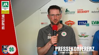 Pressekonferenz SC Wiedenbrück - RWO