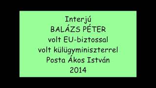 Balázs Péter - interjú 2014