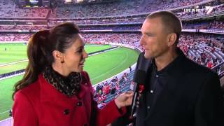 Vinnie Jones interview & LIVERPOOL F.C.- Pre-Game Warm-up Vs. Melbourne Victory at the MCG