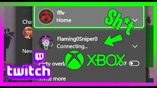 Twitch & Xbox Live Party Chat Down