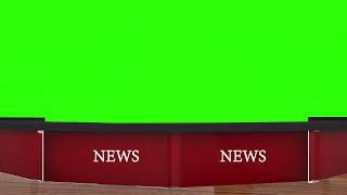 3D News Studio Background With Desk || NO COPYRIGHT || BG VII