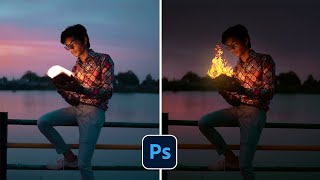 Create the Fire Glow effect | Photoshop tutorial