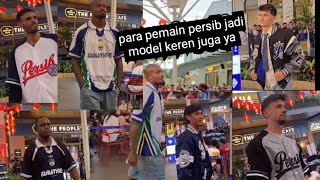 para pemain persib jadi model fashion show ternyata keren juga