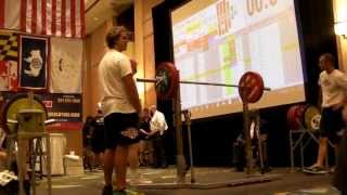 Ryanodine Ritucci- 197.5kg/435lb. squat @ 161lbs bdwt