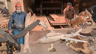 A Skilled Man Turning wood into 3 Incredible Masterpiece