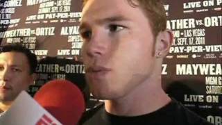 Saul "Canelo" Alvarez Interview Before Fight With Alfonso Gomez
