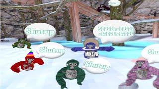 Doing a challenge in gorilla tag