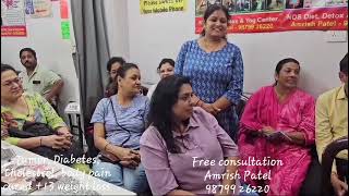 Tumor, Diabetes, Cholestrol, Body Pain cured Amrish Patel 98799 26220 free consultation
