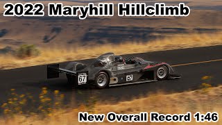 2022 Maryhill Hillclimb New Overall Record - 1:46 in Stohr WF1
