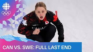 Final end of Canada vs. Sweden: Olympic mixed doubles Curling at Milano Cortina 2026