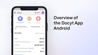 Overview of the Docyt App Android