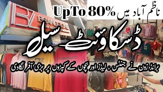 UpTo 80% Biggest Discount In Nazimabad Karachi | Brand Zone Ne Dhamaka Khaiz Offer lagadi For ladies