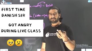 WHEN AND HOW DANISH SIR GOT HURT 💔 DURING LIVE CLASS .. HIS REPLY WAS SAVAGE 🔥🔥 #mdrsir