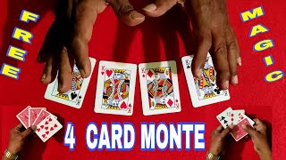 277magictric - Advanced 4 Card Monte Card Magic