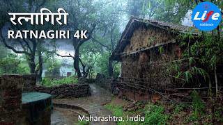 Relaxing Village Walk in the Rain, Binaural Rain and Nature Sounds for Sleep and Study | 4k ASMR