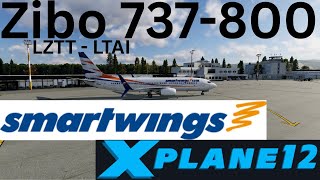 X Plane 12 Zibo 737-800 Smartwings Poprad - Antalya 6D6130 Live