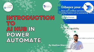 Introduction to AI Hub in Power Automate || 46