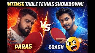 Intense Table Tennis Rally with My Coach | Cult Play HSR Layout BLR 🏓