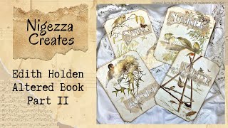 Edith Holden Altered Book Part 11