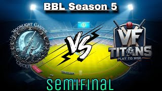 Moonlight Garden vs VF Titans live Semifinal || BBL season 2 #rajgarh #cricket #ravi