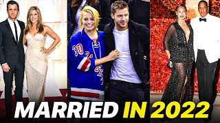 Celebrities Who Unexpectedly Married in 2022