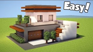 Minecraft | How to buliding Modern House Easy?