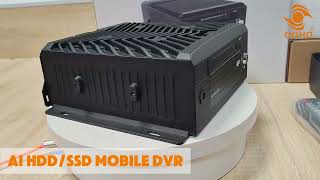 Smart Mobile DVR makes your more Safe Driving. AI HDD Mobile DVR package,color box
