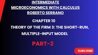 chapter 10/  Roberto Serrano/cost in short run /part 2