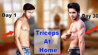 5 Minute Triceps Workout At Home (No Gym Needed)