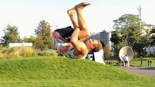 ALL 7 DOUBLE FRONTFLIP LANDED ON GRASS 🔥