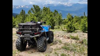 Colorado ATV riding!  The Polaris Sportsman 850