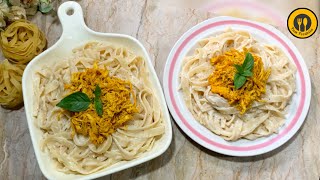 Fettuccine Alfredo Pasta Ramazan Special Recipe By Yum Foodella | chicken fettuccine alfredo pasta