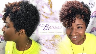 How to Crochet a Tapered cut | CurlKalon TWA | Full video available for Download!