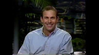 Kevin Coster (1992) on "JFK" & "The Bodyguard" on the Tonight Show with Jay Leno