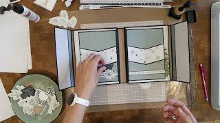 Decorating part 4 - Mint&Mistletoe folio - "Latte" project 1