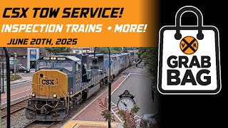 Grab Bag: CSX Tows Amtrak, Inspection Trains and More!  | Weekly Top Trains (June 2025)