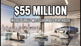 O QUE DÁ PARA COMPRAR COM $55 MILHÕES? | A PENTHOUSE PRESIDENCIAL THE PLAM,   #DUBAI #UAE