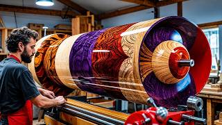 Scrap Wood Becomes a Masterpiece! The Amazing Woodturning Idea You've Never Seen Before!