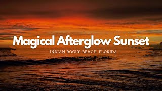 Sunset Afterglow: 3hr Indian Rocks Beach Floridas (June 30, 2024) #sunset #relaxing #sleep #samsung
