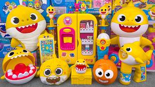 BABY SHARK : 101 min Compilation - Satisfying Unboxing BABY SHARK Yellow Fridge Playset (ASMR)