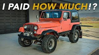 Guess What I Paid for This Jeep CJ-7